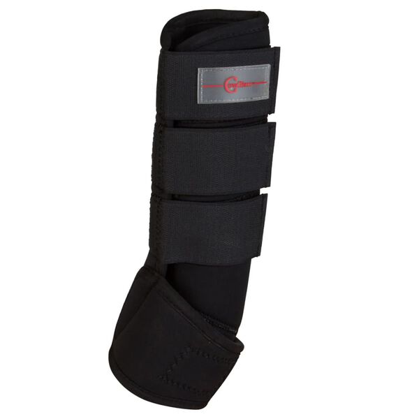 Kerbl Protectores de pata para caballo cuatro unidades negras 320133