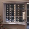 vidaXL Cortina de luces estrellas 200 LEDs blanco cálido 8 funciones
