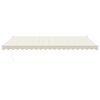 vidaXL Toldo retr&aacute;ctil autom&aacute;tico color crema 5x3 m