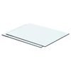 vidaXL Estantes 2 unidades panel de vidrio transparente 40x25 cm