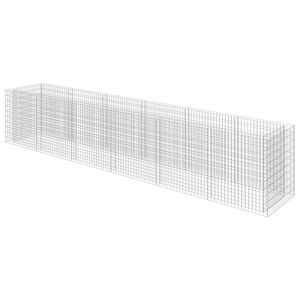 vidaXL Arriate de gaviones de acero 540x90x100 cm
