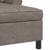 vidaXL Sill&oacute;n reclinable Gris 91 x 157 x 91 cm Cuero sint&eacute;tico