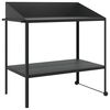 vidaXL Soporte de plantas acero galvanizado antracita 100x54,5x100 cm