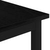 vidaXL Mesa de Caf&eacute; Roble Negro 50 x 50 x 36 cm Madera de ingenier&iacute;a