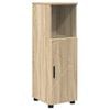 vidaXL Gabinete de Ba&ntilde;o con puerta Roble Sonoma 30 x 35 x 95 cm