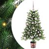vidaXL Árbol de Navidad con 150 LED con soporte Verde 90 cm PE