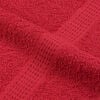 vidaXL Toallas de mano 2 uds FROGN rojo 30x30 cm 100% algodón