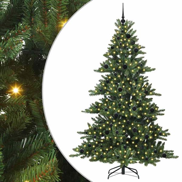 vidaXL &Aacute;rbol de Navidad artificial con ramas articuladas Verde 210 cm