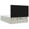 vidaXL Estructura cama otomana colchones gris claro 140x190cm