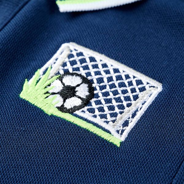 Polo infantil azul oscuro 128