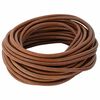 vidaXL Cord&oacute;n de cuero 1 Marr&oacute;n Claro &Oslash;4 mm x 10 m Cuero
