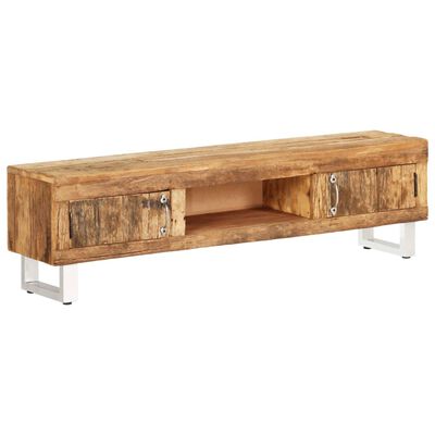 vidaXL Mueble para TV madera maciza reciclada 140x30x40cm