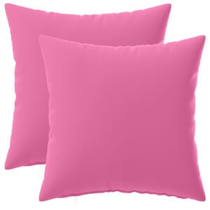 vidaXL Funda de almohada 2 pcs HEERLEN Rosa 30 x 30 cm Poli&eacute;ster