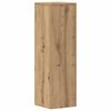 vidaXL Soportes de plantas 2 uds madera roble artisian 25x25x80 cm