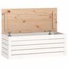 vidaXL Caja de almacenaje madera maciza de pino blanco 89x36,5x33 cm