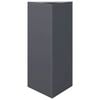 vidaXL Jardinera triangular acero gris antracita 40x34,5x75 cm