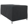 vidaXL Funda para Loungers Liso Negro 205 x 100 x 70 cm tela
