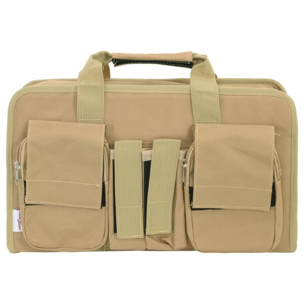vidaXL Bolso de pistola tela oxford caqui 40x24x10 cm