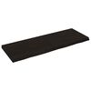 vidaXL Tablero mesa madera roble tratada marr&oacute;n oscuro 140x50x(2-6) cm