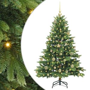 vidaXL &Aacute;rbol de Navidad artificial con 150 LED Verde 150 cm PE y PVC