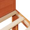 vidaXL Cama sin colch&oacute;n madera maciza pino marr&oacute;n cera 80x200 cm