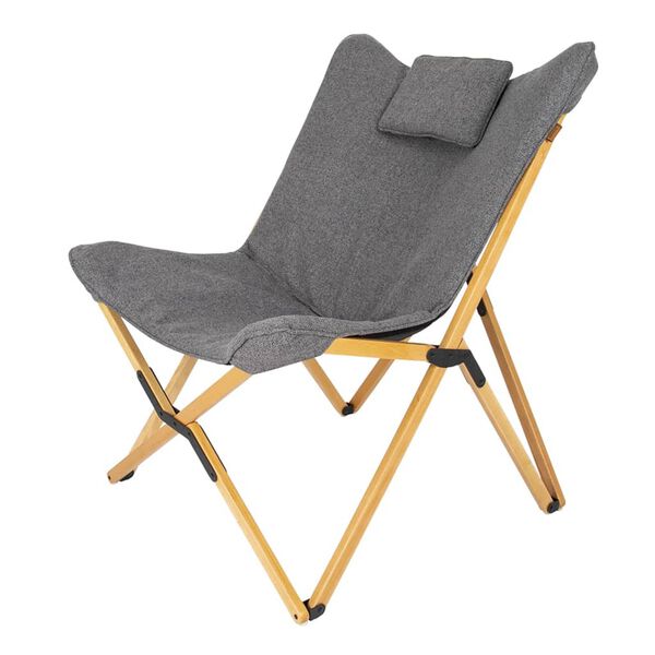 Bo-Camp Silla de relax Wembley L gris