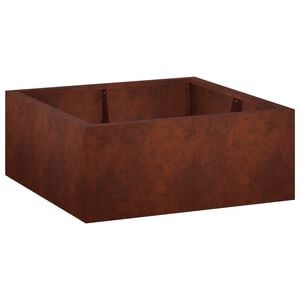 vidaXL Muro de Contenci&oacute;n 4 uds. 100 x 100 x 40 cm Acero oxidado