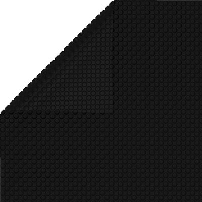 vidaXL Cubierta de piscina PE negro 600x300 cm