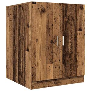 vidaXL Armario de lavadora madera envejecida 70,5x71,5x91,5 cm