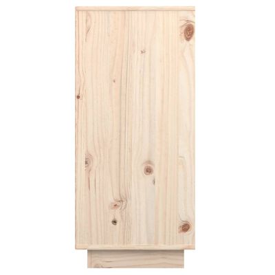 vidaXL Aparador de madera maciza de pino 60x34x75 cm