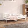 vidaXL Sof&aacute; cama sin colch&oacute;n madera maciza de pino blanco 90x200 cm