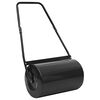 vidaXL Rodillo para c&eacute;sped negro 63 cm 50 L