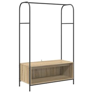 vidaXL Perchero para ropa Roble Marr&oacute;n 100 x 44 x 160 cm
