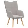vidaXL sill&oacute;n Gris Claro 62 x 67 x 95,5 cm Tela Sherpa