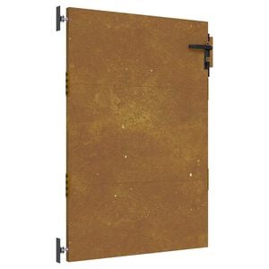 vidaXL Puerta de jard&iacute;n acero corten 85x125 cm