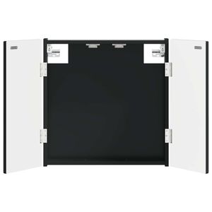 vidaXL Armario para dianas ARNHEM Negro 52,5 x 10,5 x 53,5 cm