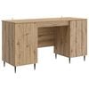 vidaXL Escritorio Roble artisan Madera de Ingenier&iacute;a