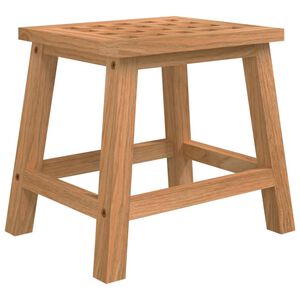 vidaXL Taburete escal&oacute;n madera maciza nogal 29x22,5x25,5 cm
