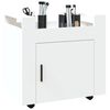 vidaXL Carrito de escritorio madera contrachapada blanco 60x45x60 cm