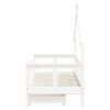 vidaXL Estructura cama niños con cajones madera pino blanco 70x140 cm