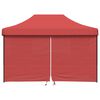 vidaXL Carpa de Fiesta Burdeos 279 x 410 x 315 cm Tela Oxford