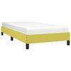 vidaXL Estructura de cama sin colchón tela verde 90x200 cm