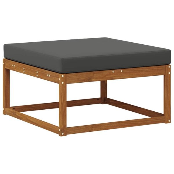 vidaXL Conjunto de sof&aacute;s de exterior 8 pcs Natural y Antracita