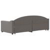 vidaXL Sof&aacute; cama nido tela gris taupe 80x200 cm
