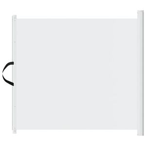 vidaXL Puerta retr&aacute;ctil para mascotas blanca 82,5x125 cm
