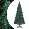 vidaXL &Aacute;rbol Navidad artificial con soporte y LEDs PVC verde 500 cm