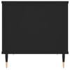 vidaXL Mesa de centro madera contrachapada negro 60x44,5x45 cm