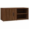 vidaXL Mueble TV 2 uds madera contrachapada roble marr&oacute;n 80x31,5x36cm
