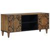 vidaXL Mueble de TV Marr&oacute;n 105 x 33,5 x 46 cm Madera de mango maciza