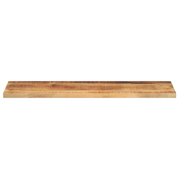 vidaXL Tablero de mesa rectangular madera mango rugosa 120x20x2,5 cm
